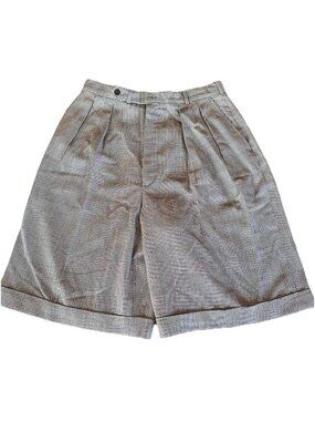 Vintage Corbin Collection Bermuda Walking Shorts Size 12 Classic Plaid